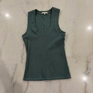 Z SUPPLY sirena rib tank top XS beautiful sage green